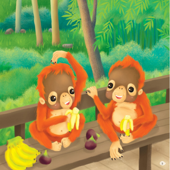 Animal Story World The Story of Two Baby Orangutans