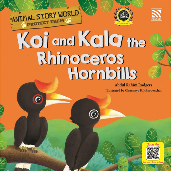 Animal Story World - Koi and Kala The Rhinoceros Hornbills