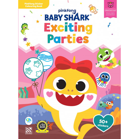 Baby Shark Sticker and Colouring  Exciting Parties 