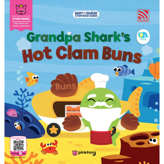 Baby Shark Storybook Grandpa Shark's Hot Clam Buns