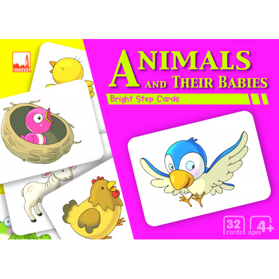 Bright Step Cards Animals and Their Babies