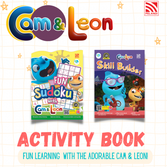 Cam and Leon - Activity Books | Pelangi Books Gallery