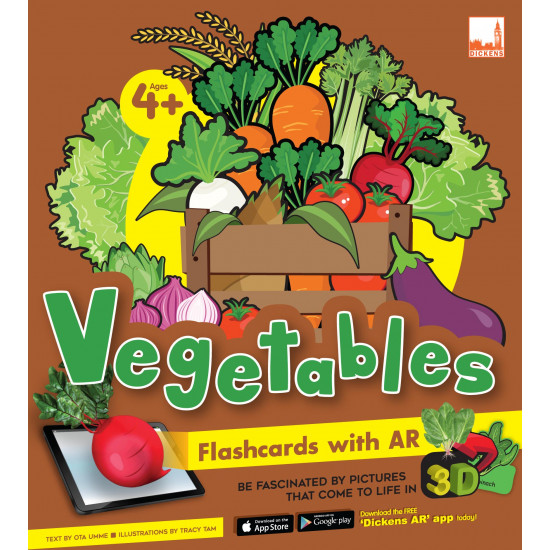 Flashcards with AR Vegetables