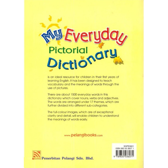 My Everyday Pictorial Dictionary