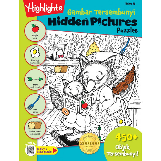 Highlights Hidden Pictures Puzzles Vol. 21 (English/Malay)