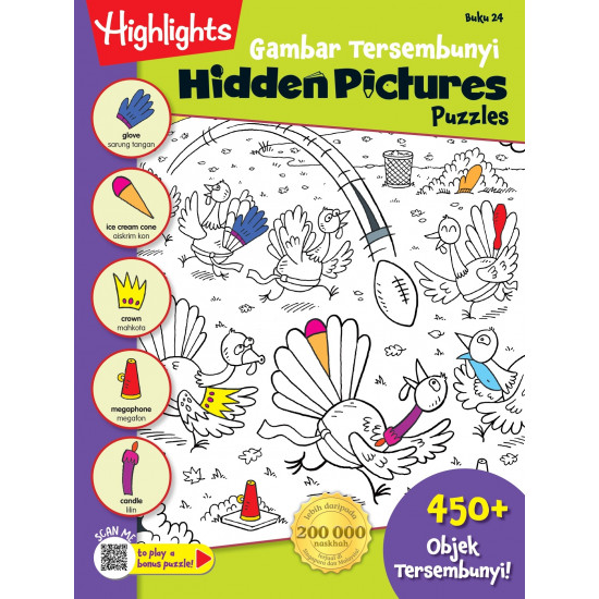 Highlights Hidden Pictures Puzzles Gambar Tersembunyi Buku 24