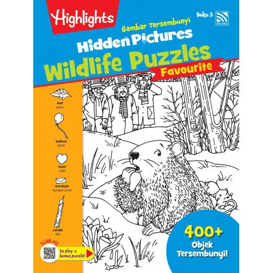 Highlights Hidden Pictures Wildlife Puzzles Favorite Buku 2