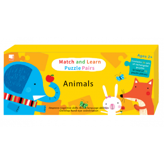 Match and Learn Puzzle Pairs Animal