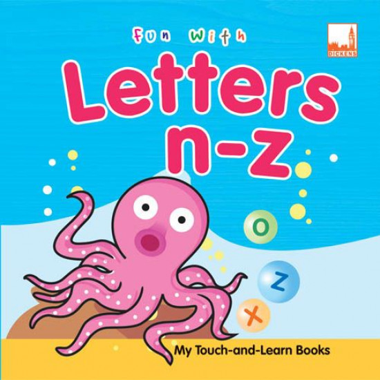 My Touch and Learn Books Fun with Letters n-z
