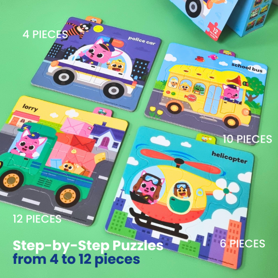 Pinkfong First Puzzles Vehicles​