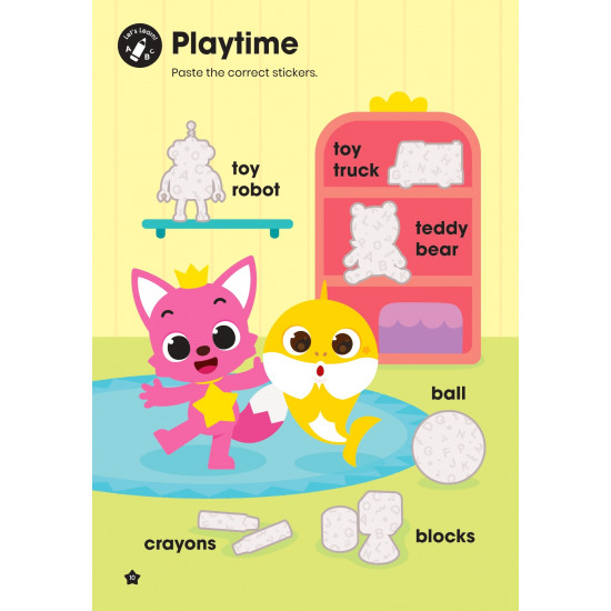 Pinkfong First Words Activity Book 3