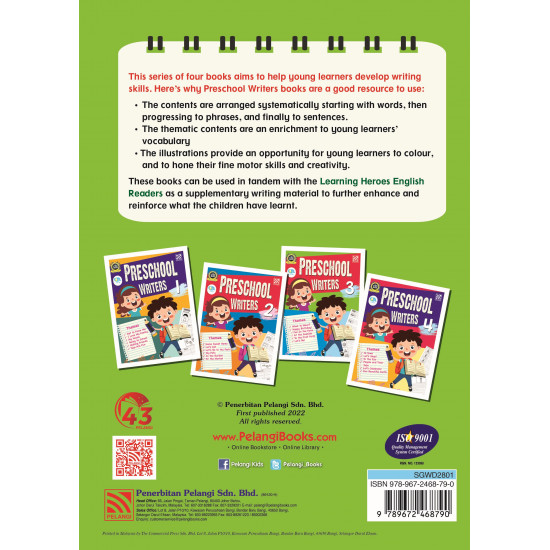 Preschool Writers Book 3 (Close Market)