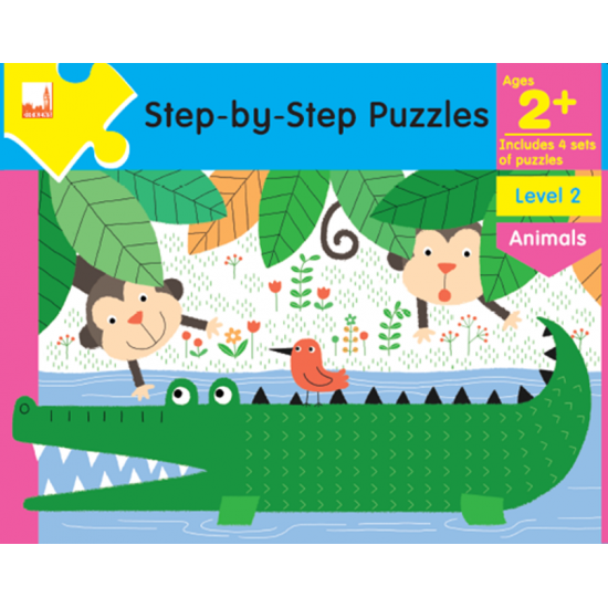 Step by Step Puzzles Level 2 Animals