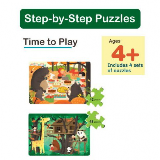 Step by Step Puzzles Level 4 - Time to Play