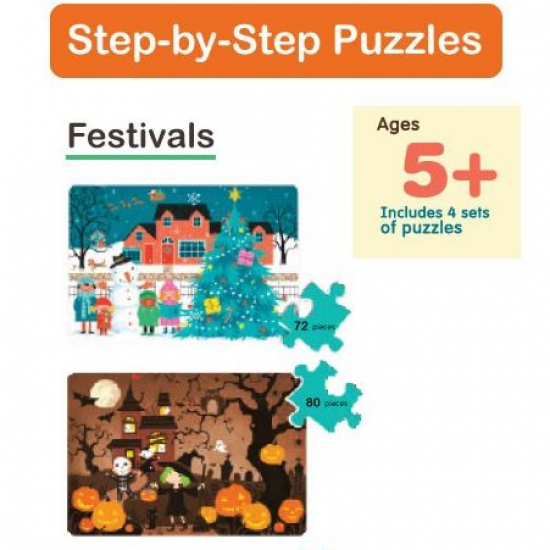 Step by Step Puzzles Level 5 Festivals