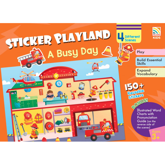 Sticker Playland A Busy Day