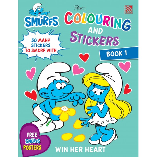 The Smurfs Colouring and Stickers Win Her Heart
