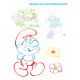The Smurfs Colouring and Stickers Made For You
