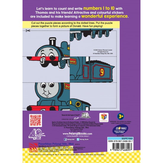 Thomas and Friends Numbers Activity Time with Stickers