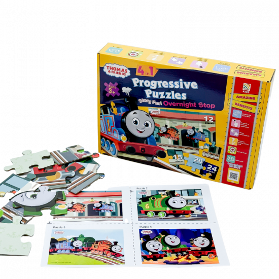 Thomas and Friends Progressive Puzzles Story Fun! Overnight Stop