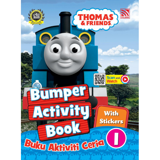 Thomas and Friends Bumper Activity Book 1 with stickers Buku Aktiviti Ceria 1