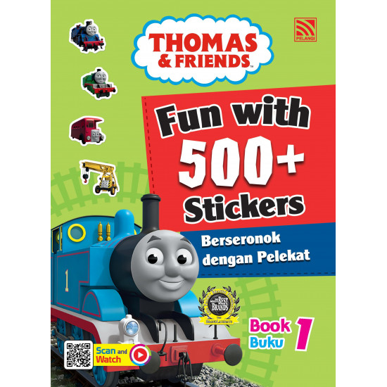 Thomas and Friends Fun with 500+ Stickers Book 1