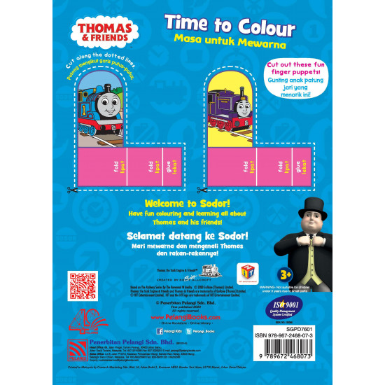 Thomas and Friends Time to Colour Masa untuk Mewarna