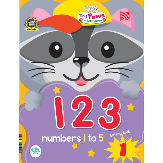 Tiny Paws For Little Learners 123 Activity Book 1 (Close Market)