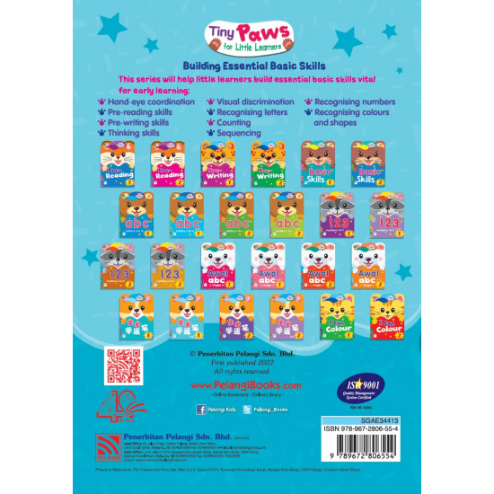 Tiny Paws For Little Learners 123 Book 2 (Close Market)