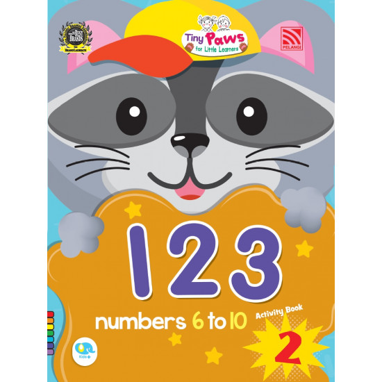 Tiny Paws For Little Learners 123 Activity Book 2 (Close Market)
