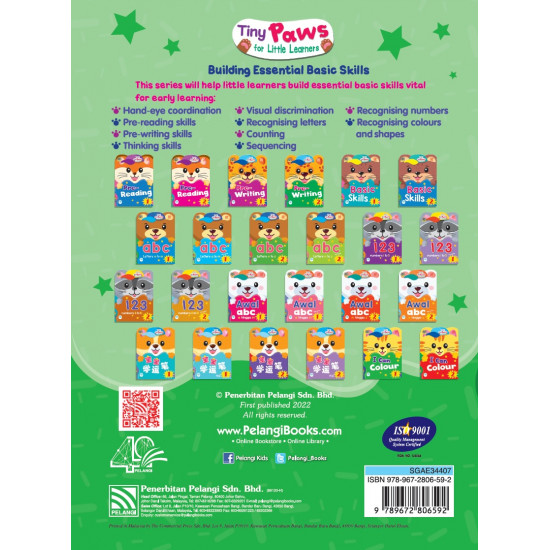 Tiny Paws For Little Learners ABC Book 1 (Close Market)