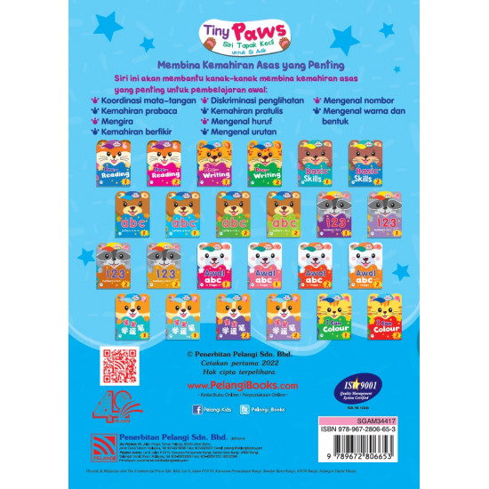 Tiny Paws For Little Learners Awal ABC Buku 2 (Close Market)