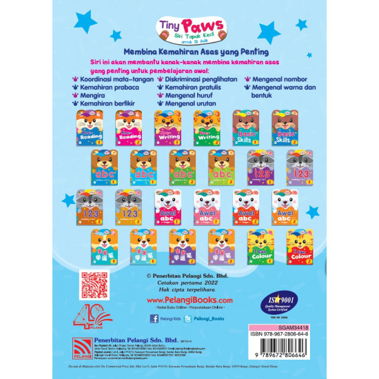Tiny Paws For Little Learners Awal ABC Buku Aktiviti 2 (Close Market)