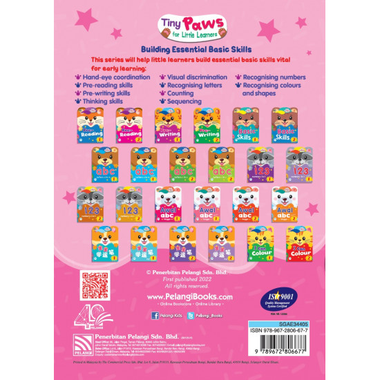 Tiny Paws For Little Learners Basic Skills 1 (Close Market)