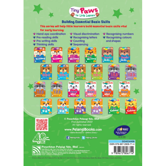 Tiny Paws For Little Learners Basic Skills 2 (Close Market)