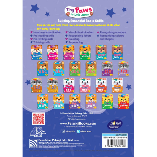 Tiny Paws For Little Learners I Can Colour 1 (Close Market)