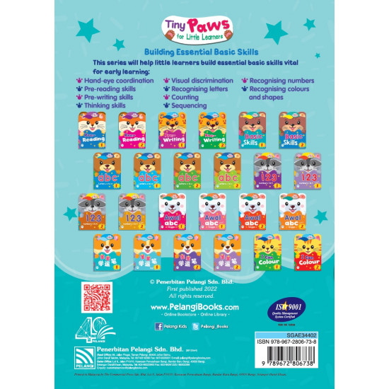 Tiny Paws For Little Learners Pre Reading 2 (Close Market)