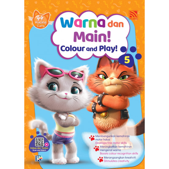 44 Kucing Warna dan Main! Buku 5