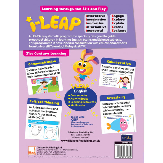 iLeap Nursery English Activity Book A (Close Market)
