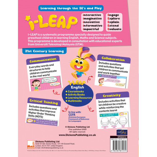 iLeap English Activity Book A (Close Market)