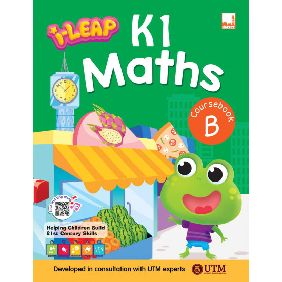 iLeap K1 Maths Coursebook B (Close Market)