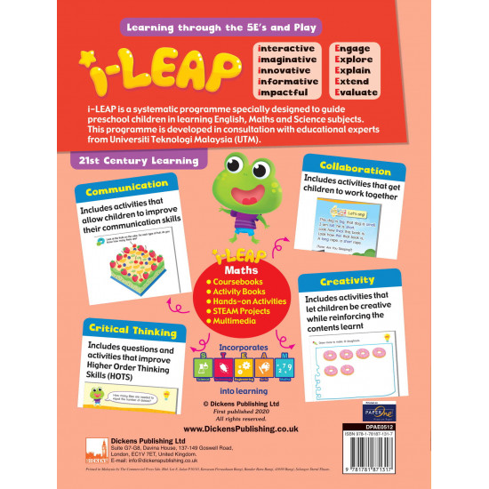 iLeap K2 Maths Activity Book B (Close Market)