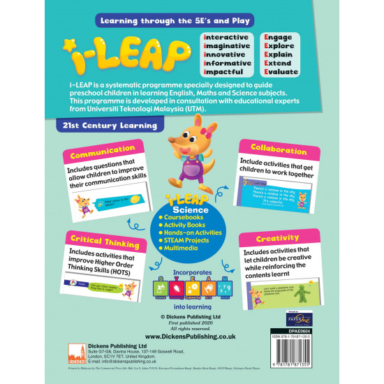 iLeap Nursery Science Activity Book B (Close Market)