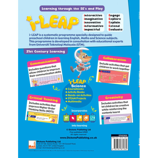 iLeap K1 Science Coursebook A (Close Market)