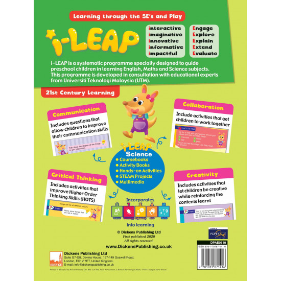 iLeap K2 Science Activity Book A (Close Market)